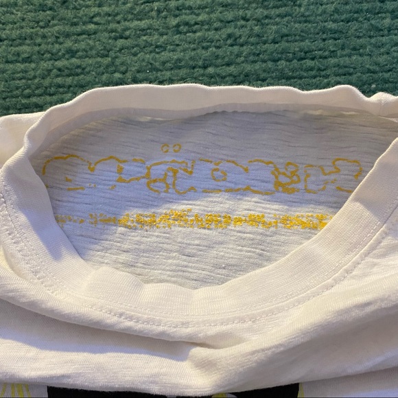 Spider Worldwide SP5DER White Yellow Tee Large - Picture 3 of 3